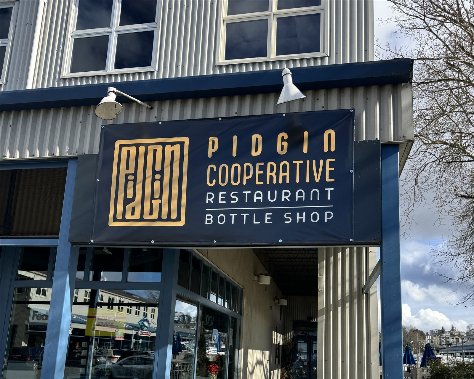 Pidgin Cooperative Restaurant Sign
