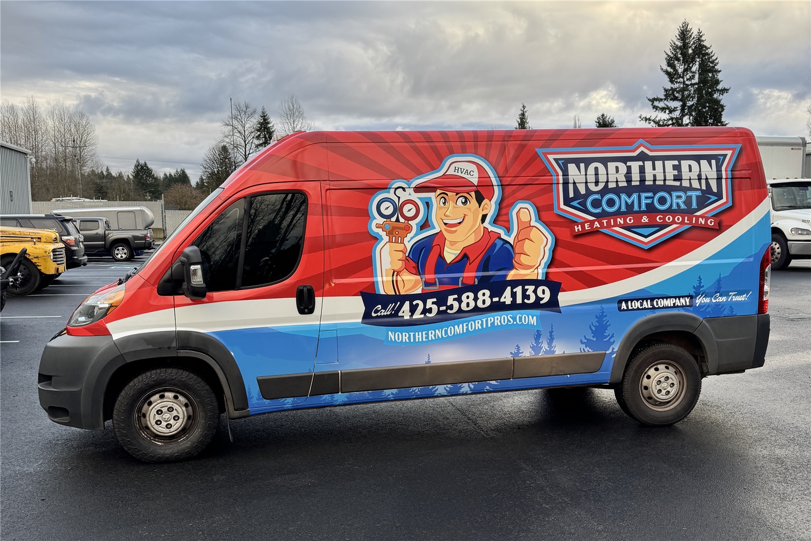 Northern Comfort Van Wrap