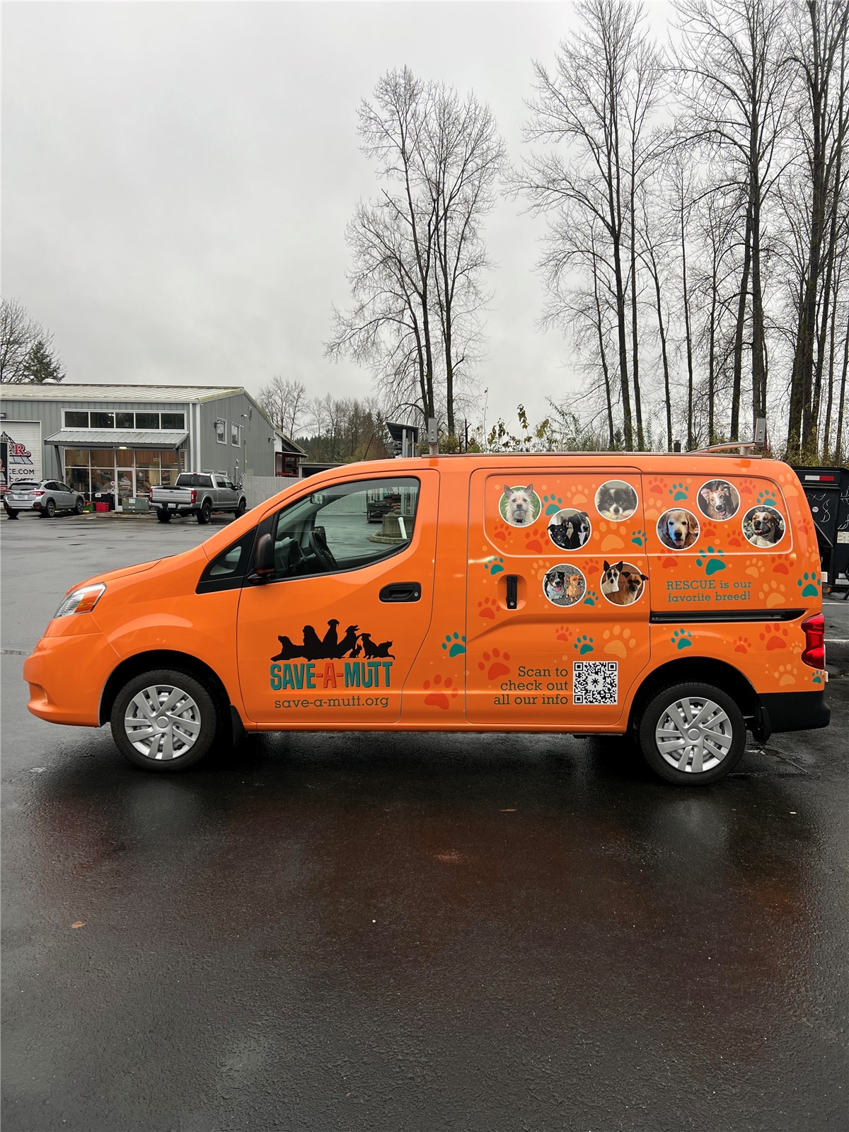 Save a mutt van wrap 1